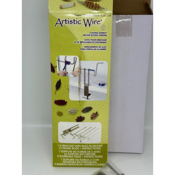NIB Artistic Wire Coiling Gizmo Deluxe Winder Tool Jewelry Making Kit with Rods - Picture 3 of 7